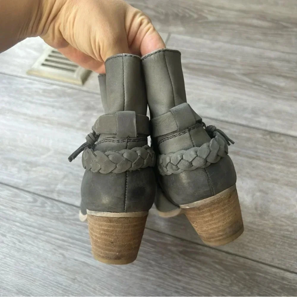 Arnold Churgin Handmade Nubuck Leather Ankle Chelsea Boots